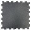 Fit05 Rubber 23" x 23" Interlocking Tile Black