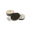 Feltac 2 1/4" Heavy-Duty Round Furniture Felt on Vinyl Pads