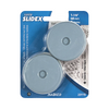 Super Slidex 1 7/8" Heavy-Duty Grey Round Ultra-Sliding Glides