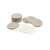 Feltac 1 7/8" Beige Velcro Heavy Duty Round Felt Pads