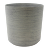 Biella Cylinder Plastic Planters, Stone